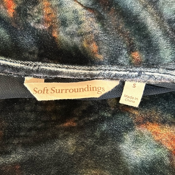 SOFT SURROUNDING VELVET ALYSSA TAPESTRY TOP WOMEN SIZE S - Picture 3 of 12